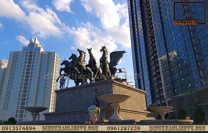 Điêu khắc composite ứng dụng trang trí ngoại thất